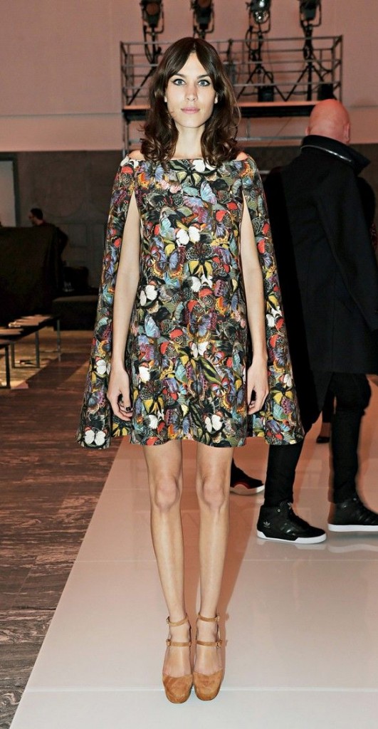 alexa chung print dress